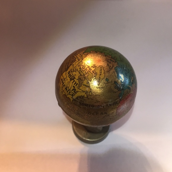 Antique Atlas World Globe Pencil Sharpener Germany - Picture 12 of 13